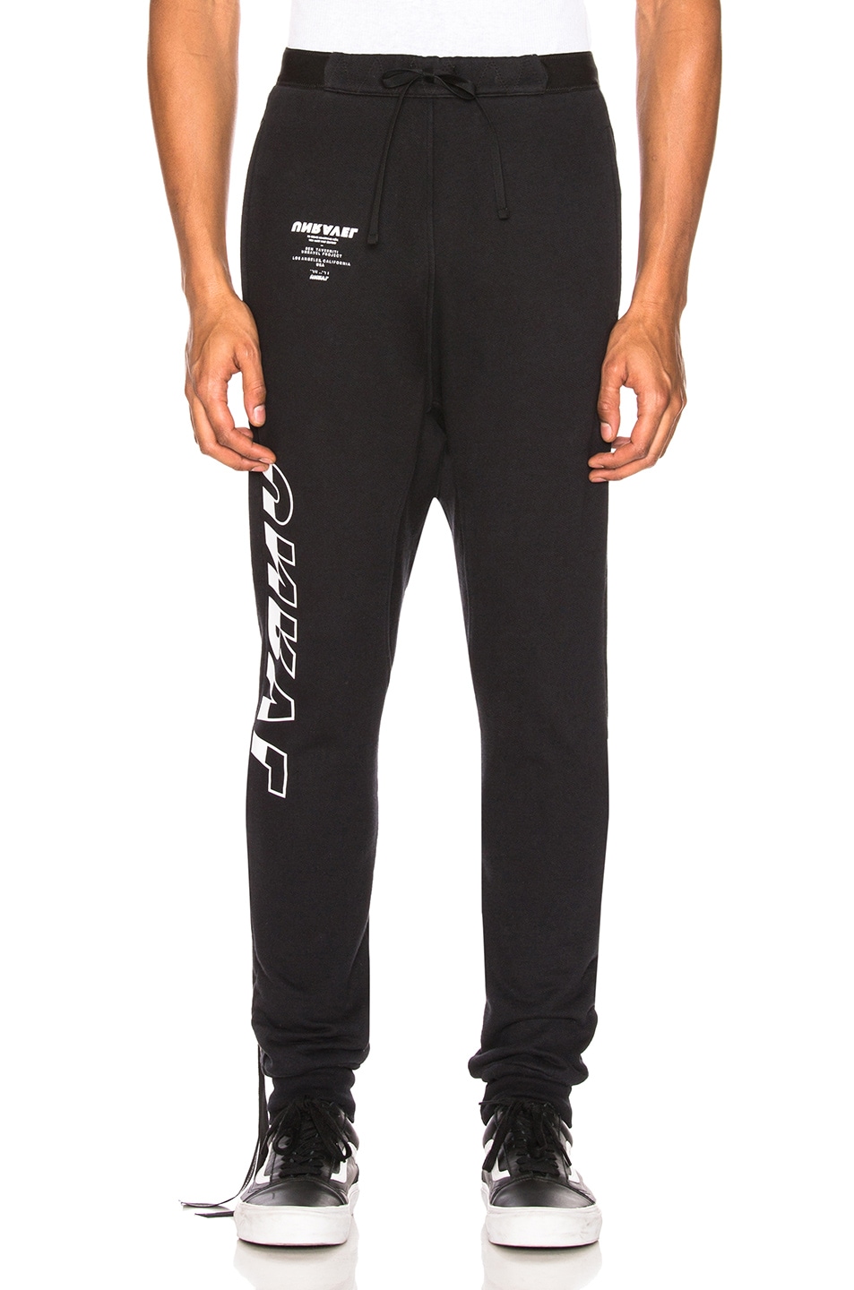 Image 1 of Unravel Tour Terry Low Rise Sweatpant in Black