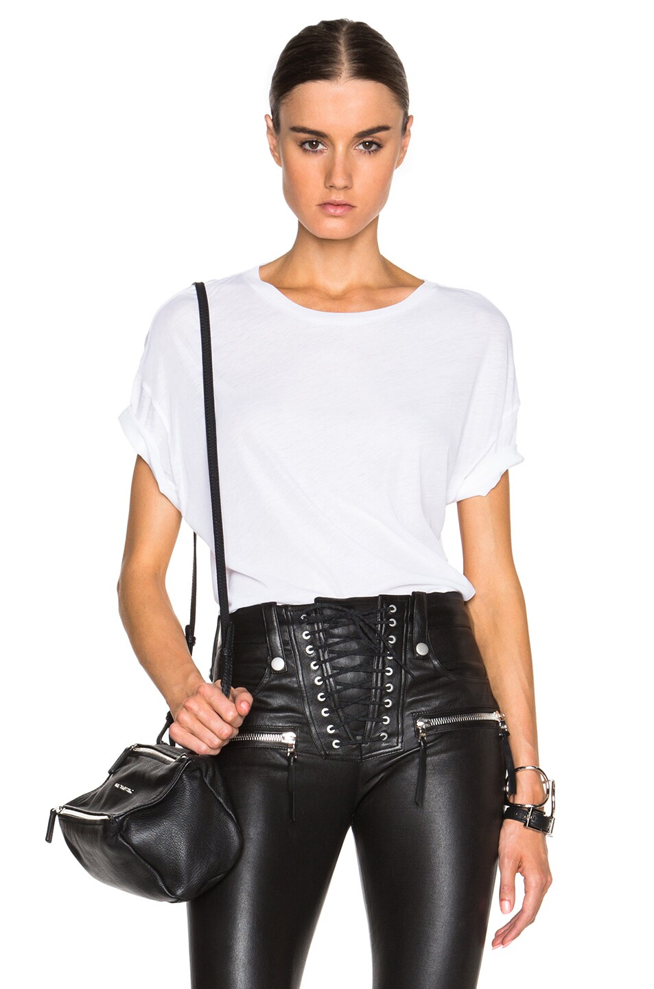Image 1 of Unravel Boxy Cotton Tee in White