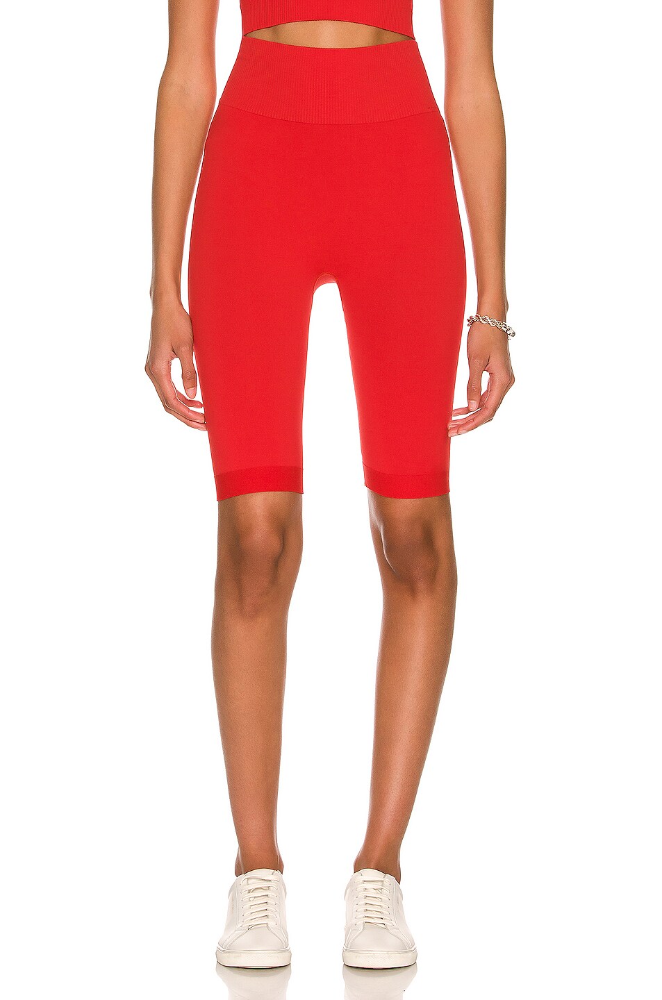 Image 1 of VAARA Biker Shorts in Red