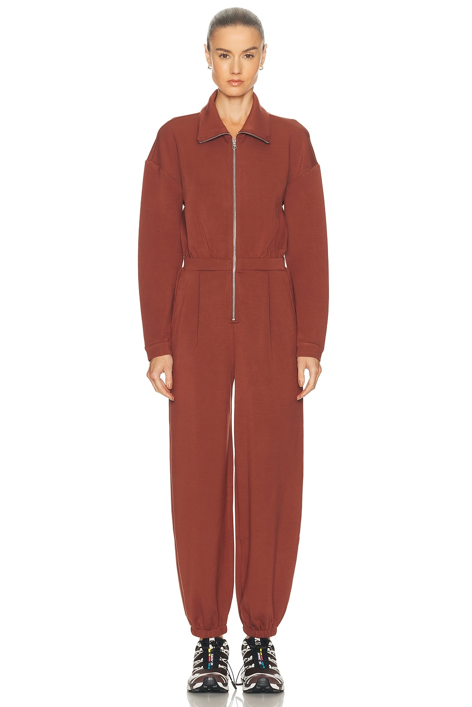 Image 1 of Varley Jessie Jumpsuit in Cinnamon