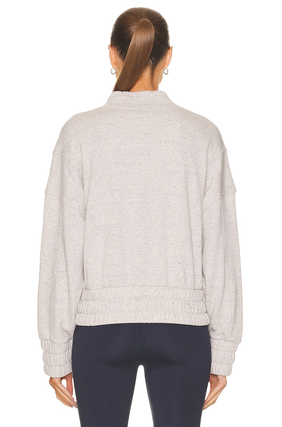 Varley Dunbar Sweatshirt in Ivory Fleck Marl | FWRD