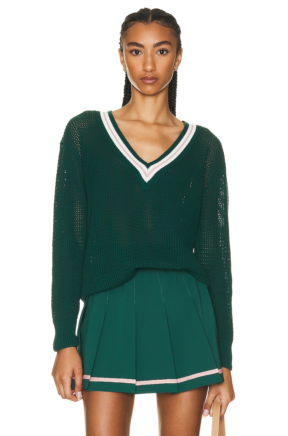 Hadley Knit Sweater in Green