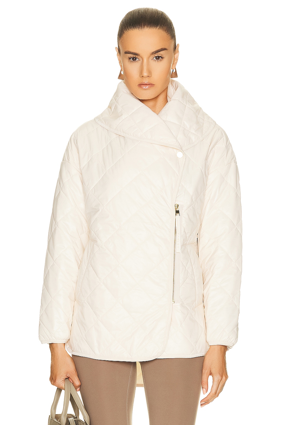 Image 1 of Varley Foster Quilt Jacket in Whitecap Grey