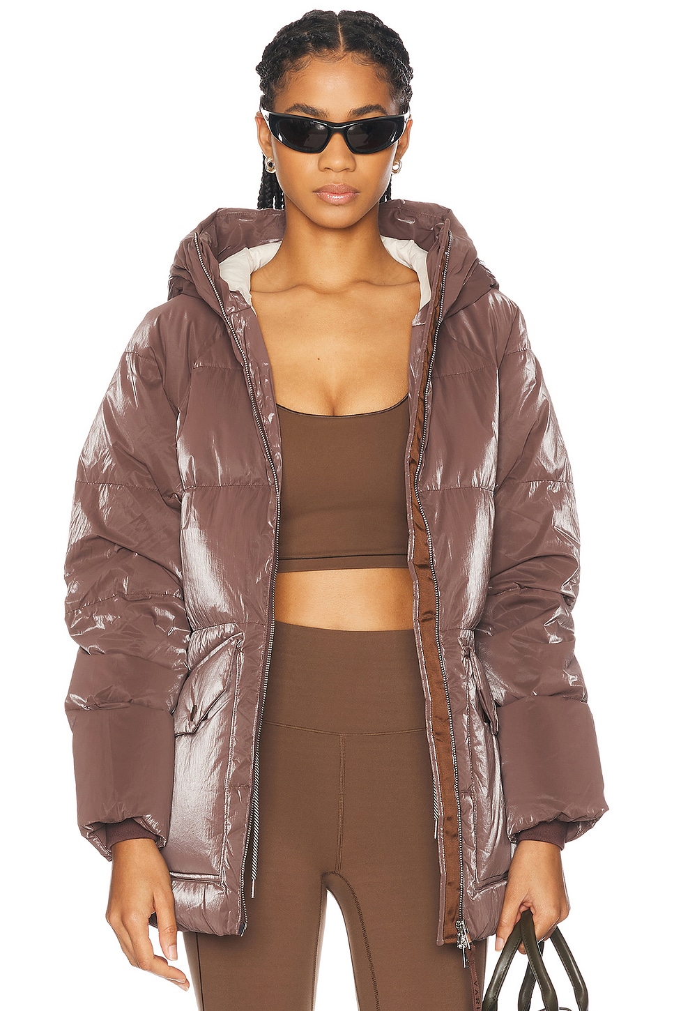 Fullerton Down Jacket in Taupe