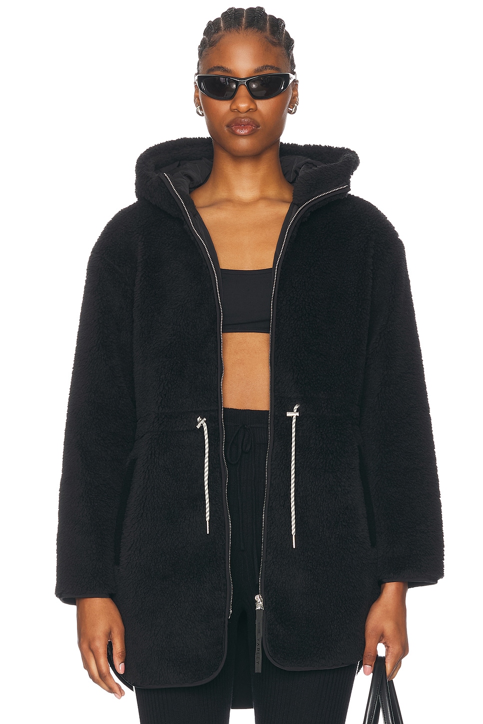 Image 1 of Varley Lowens Sherpa Jacket in Black