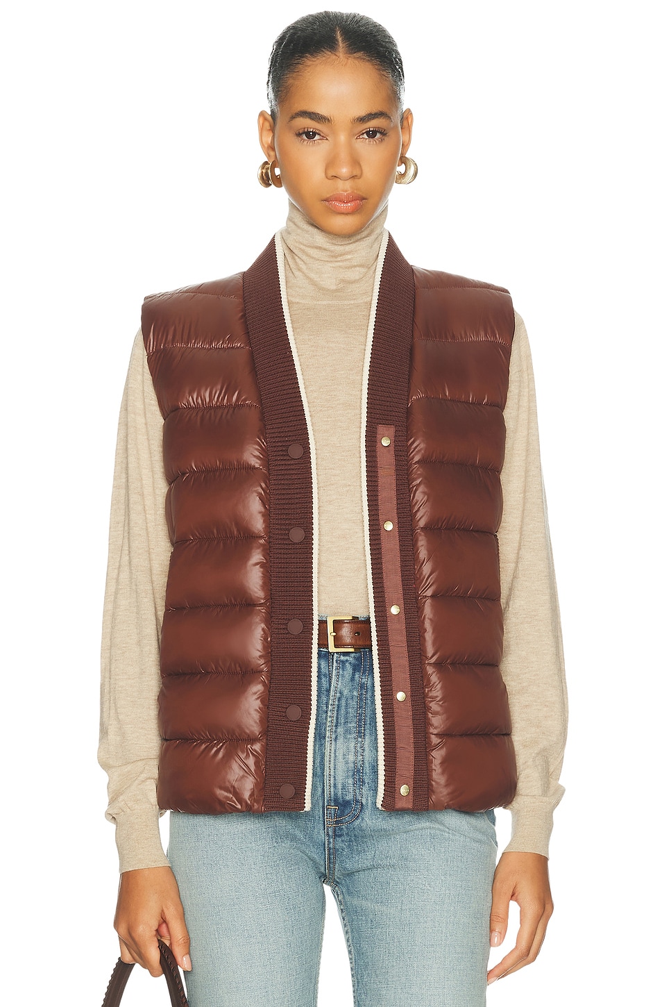 Varley Colwyn Short Boxy Gilet Puffer