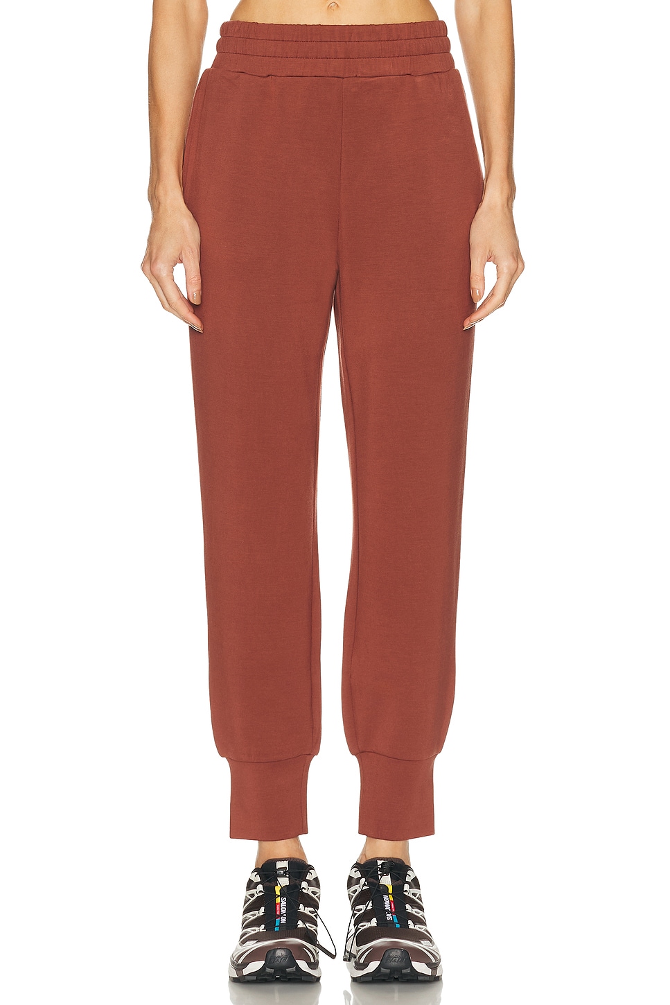 Image 1 of Varley The Slim Cuff 27.5" Pant in Cinnamon
