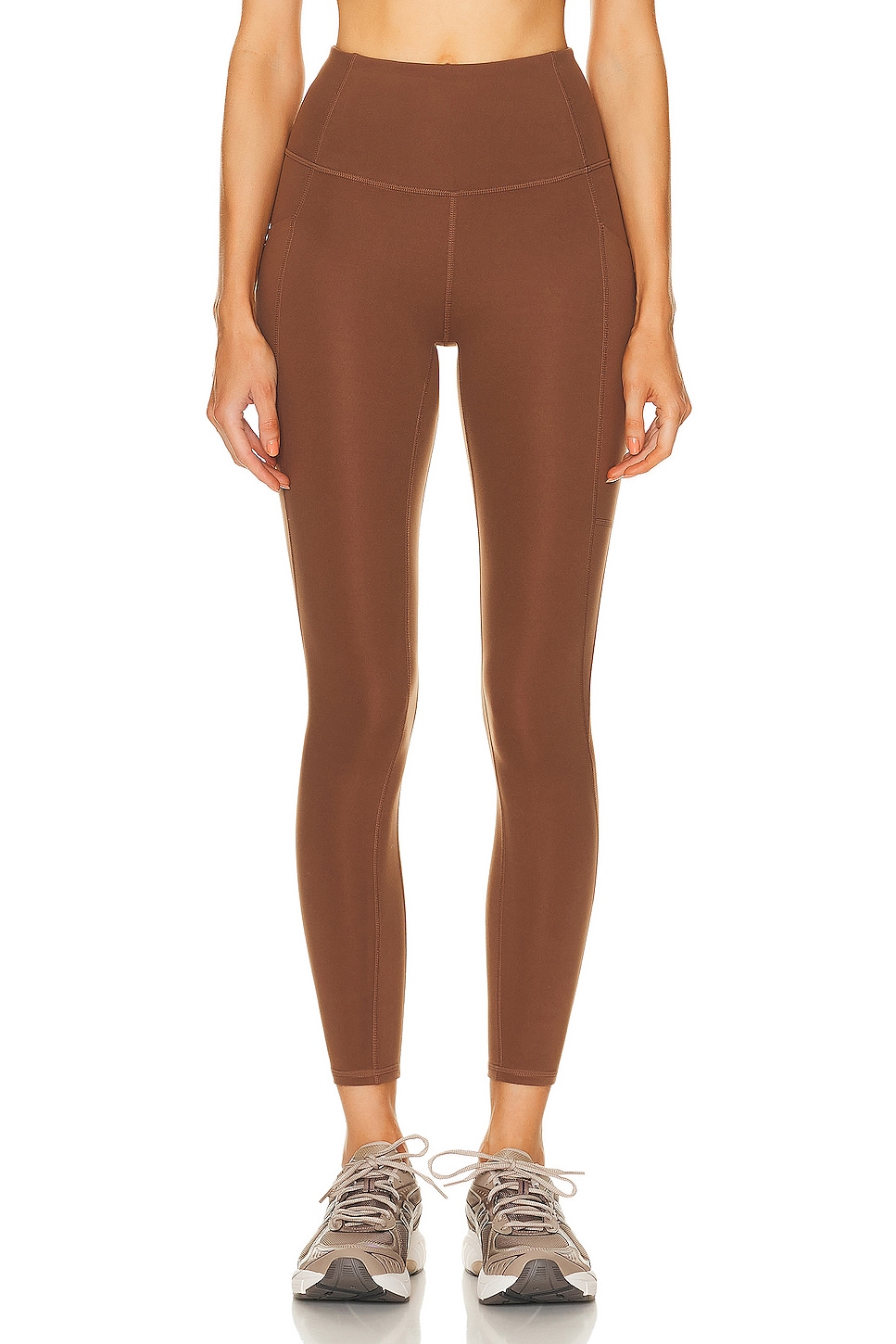 Image 1 of Varley Lets Move Pocket High 25 Legging in Cocoa Brown