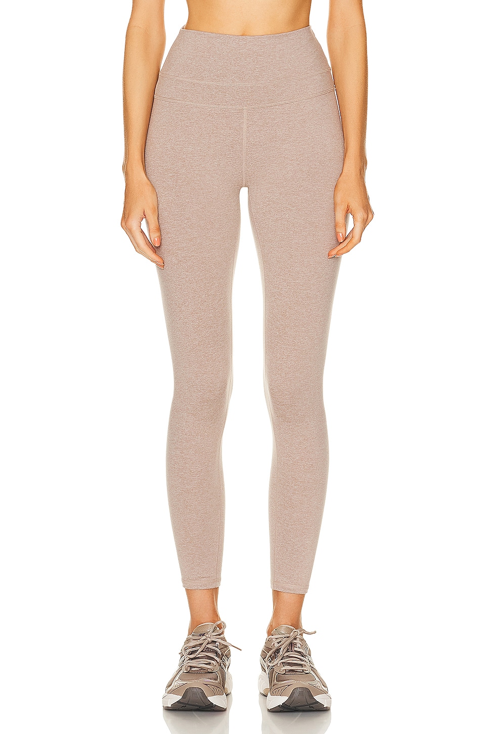 Image 1 of Varley Always Warm Base Layer Legging in Taupe Marl