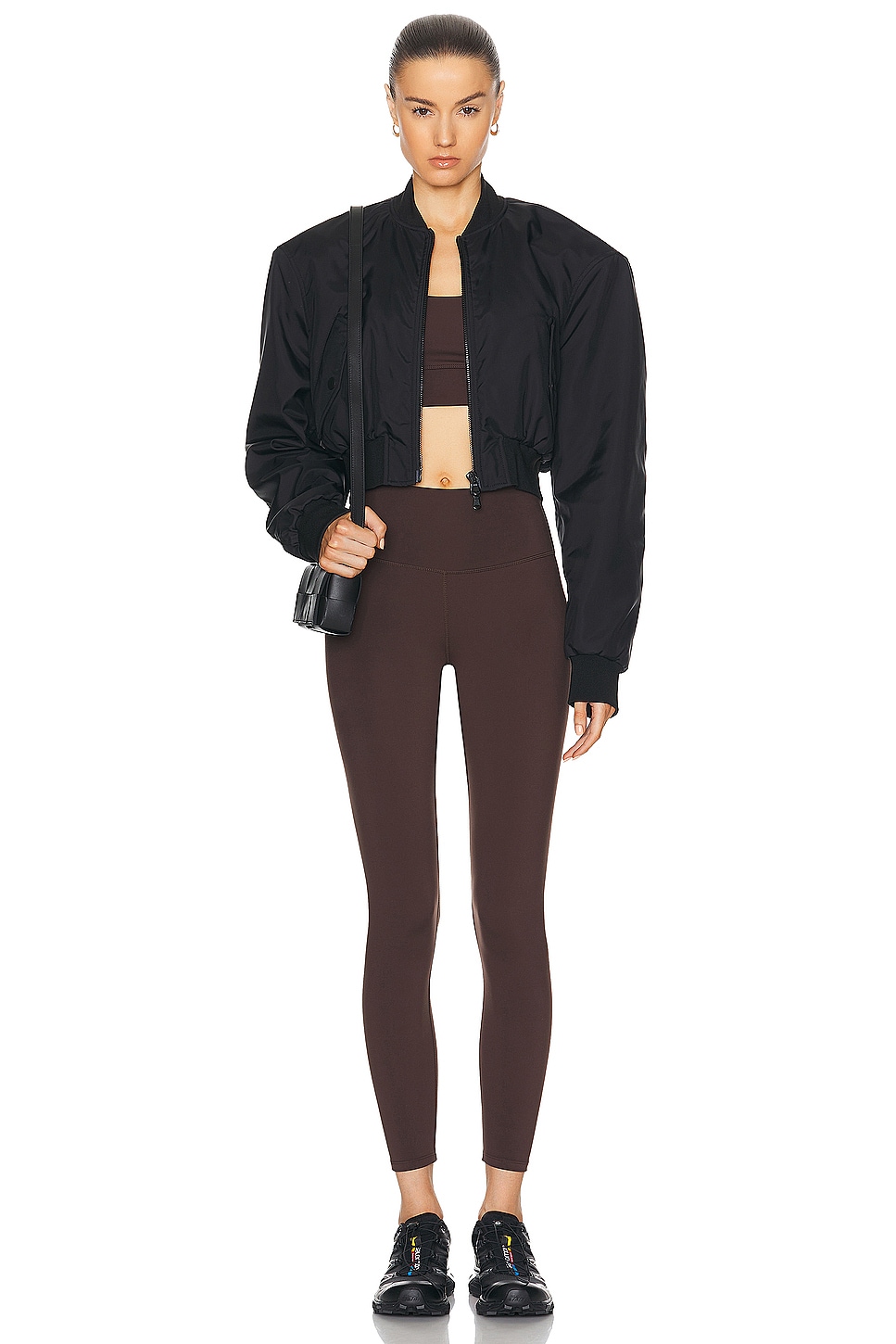 Image 4 of Varley Free Soft High Rise 25 Legging in Coffee Bean