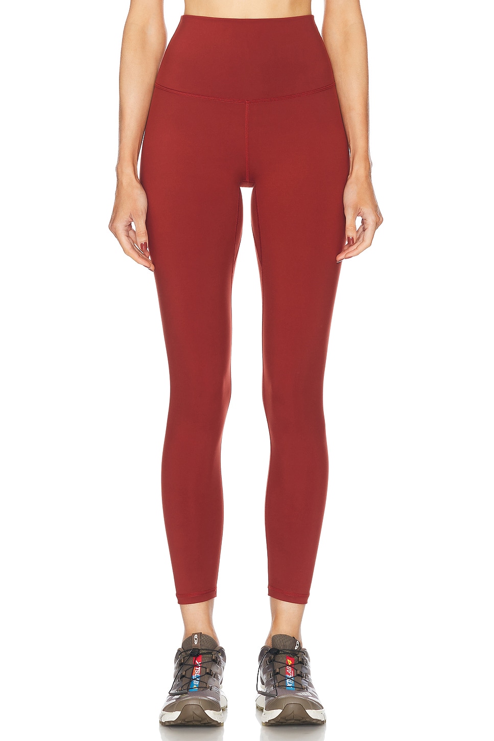 Shop Varley Freesoft Super High 25 Legging In Russet Brown