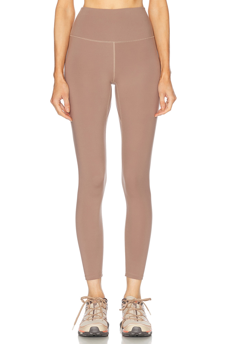 Freesoft High Rise 25 Legging in Taupe