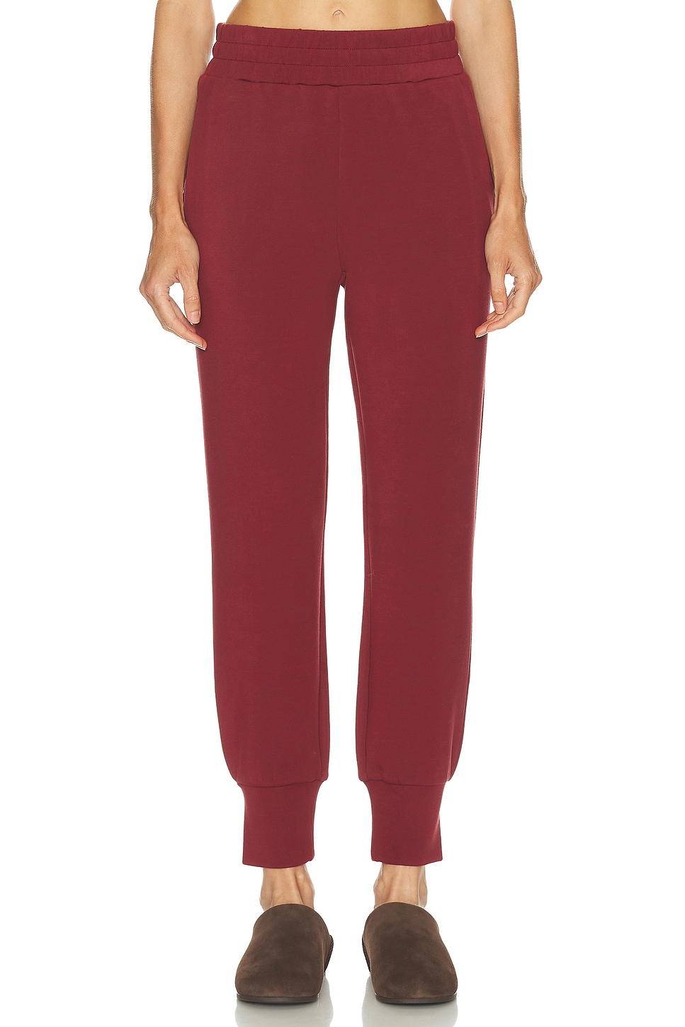 Varley The Slim Cuff 27.5 Pant In Red