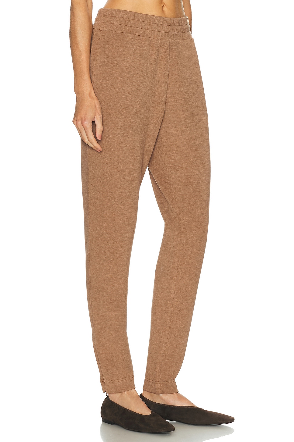 Varley The Slim Zip Hem 29.5 Pant In Brown