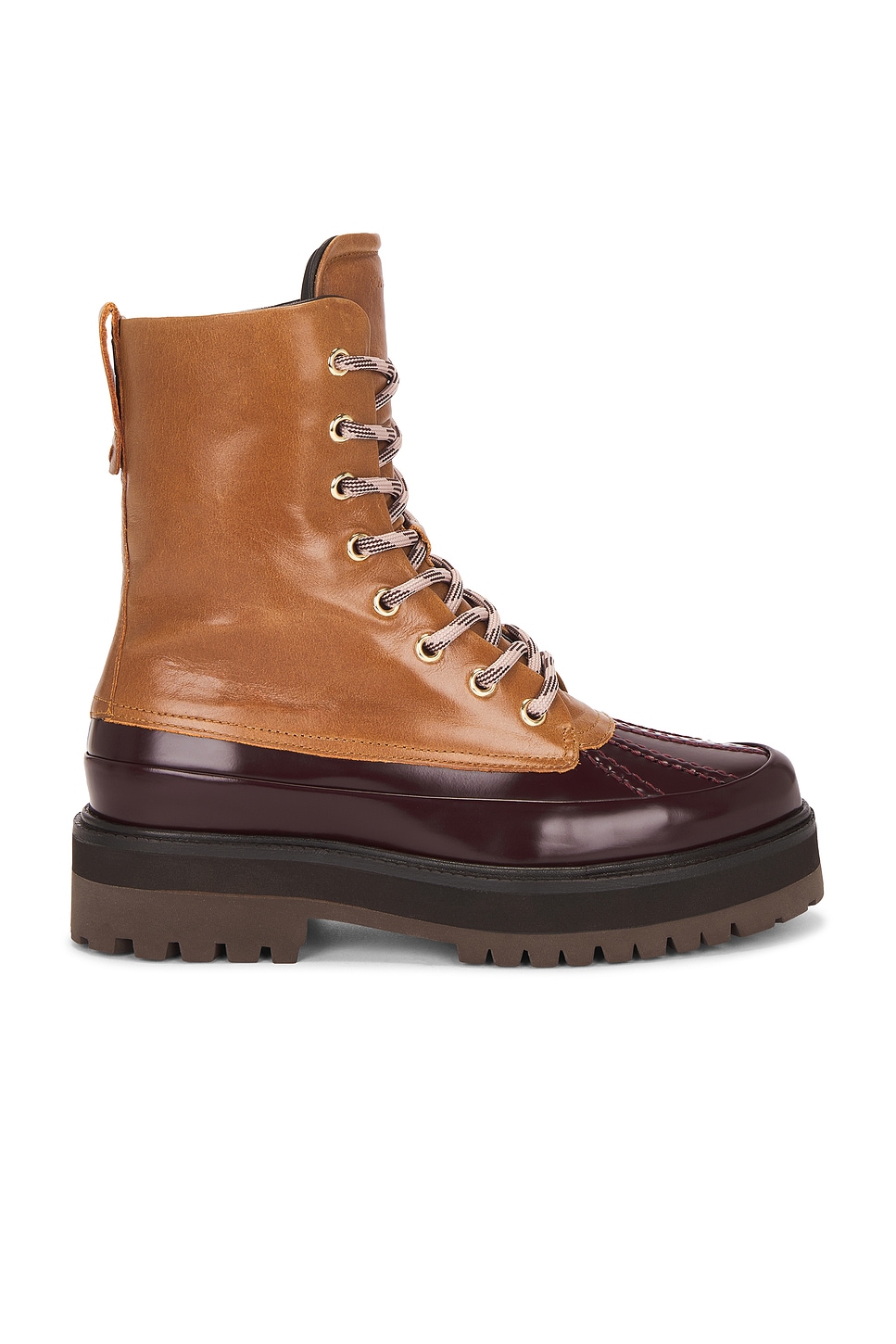 Image 1 of Varley Silo Winter Boot in Bordo & Camel