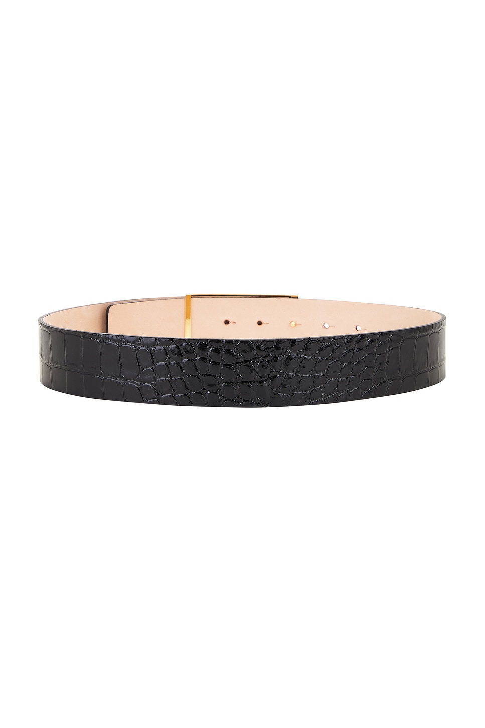 Shop Victoria Beckham Jumbo Frame Belt In Black