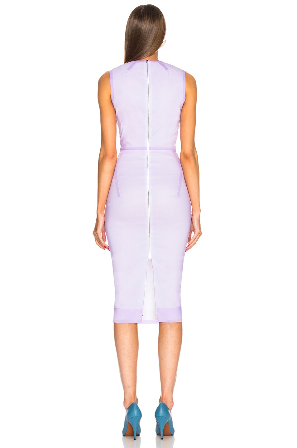 Victoria Beckham Fitted Midi Dress - Women's XS