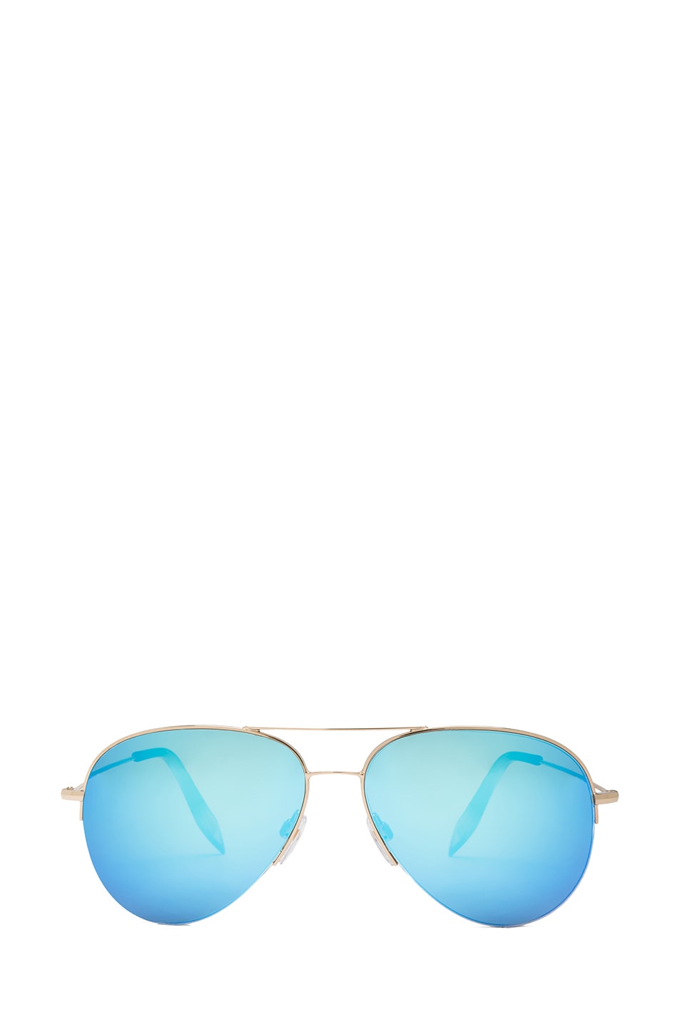 Image 1 of Victoria Beckham Petite Aviator Sunglasses in Sky