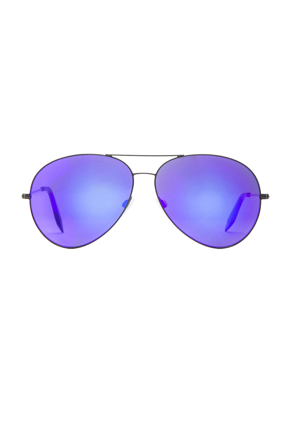 Image 1 of Victoria Beckham Classic Aviator Sunglasses in Midnight Eclipse