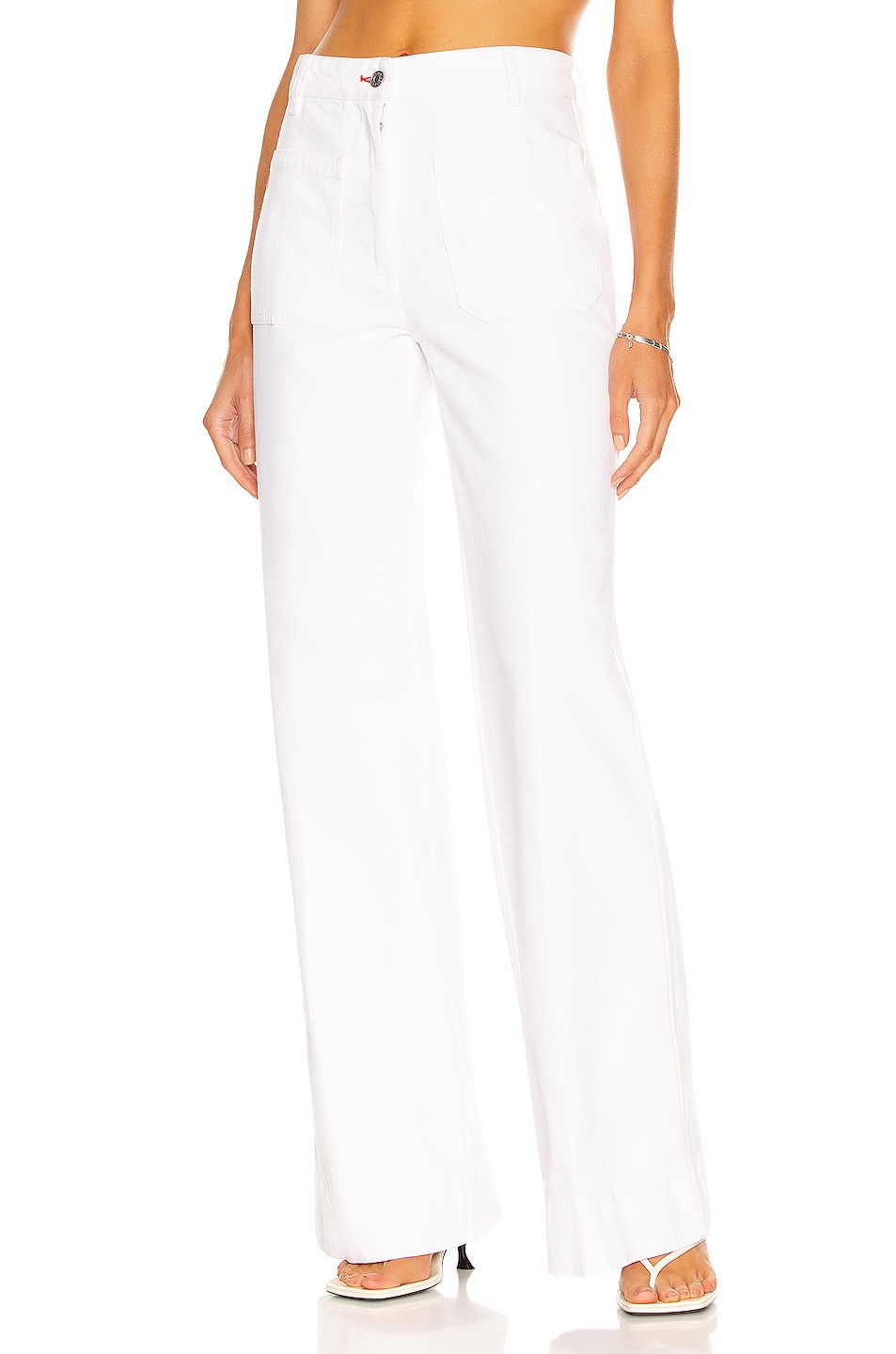 Image 1 of Victoria Beckham Alina Jean in White