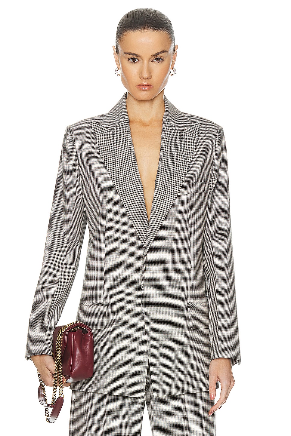 Image 1 of Victoria Beckham Tailored Jacket in Multi