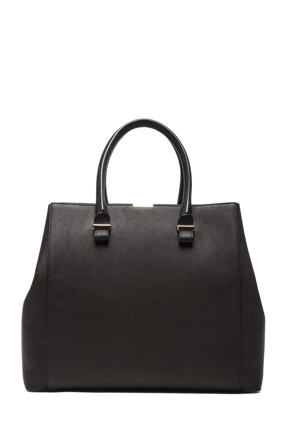 Image 1 of Victoria Beckham Liberty Bag in Black & Powder