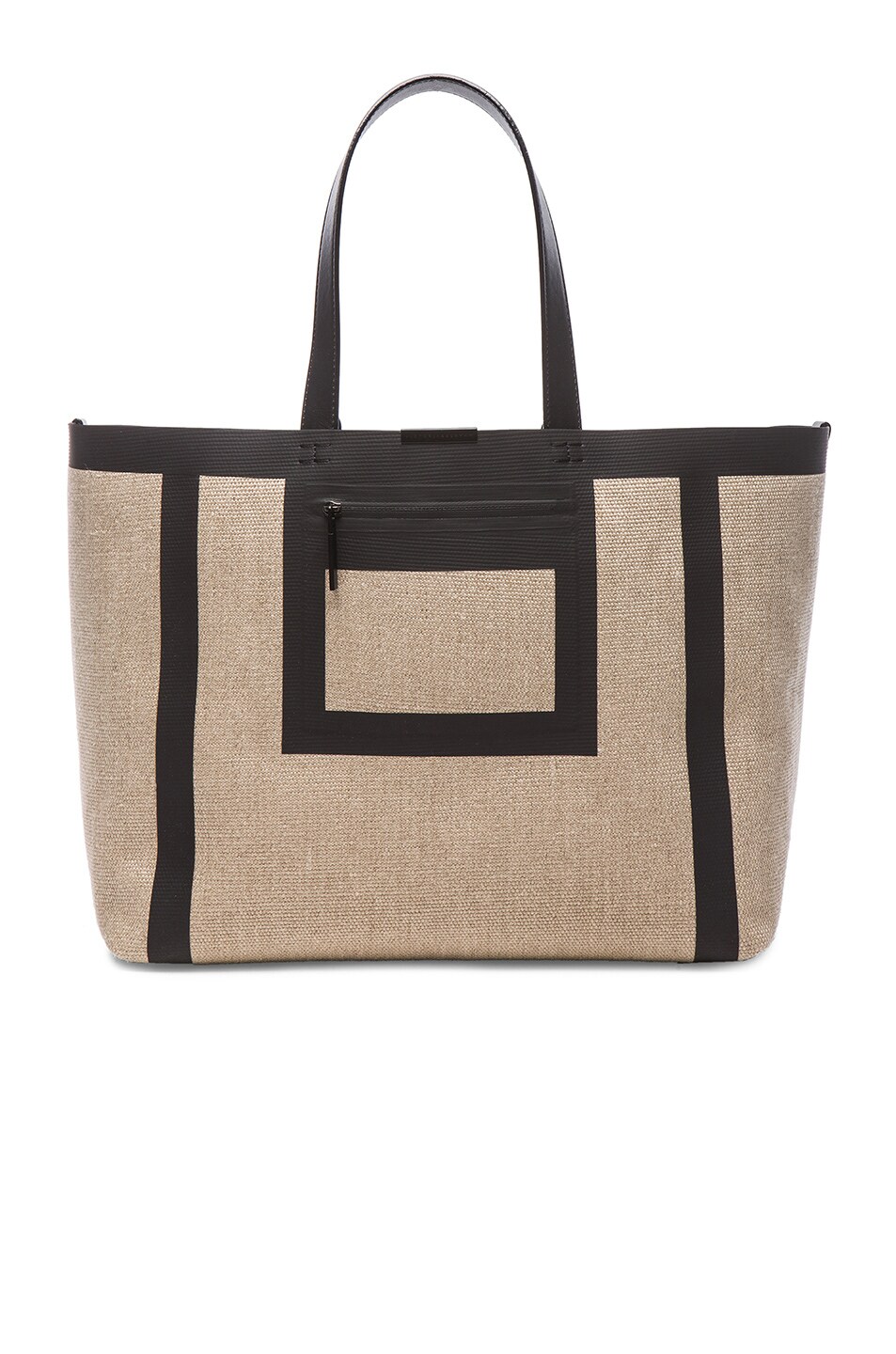 Image 1 of Victoria Beckham Simple Shopper Tote in Black Tape