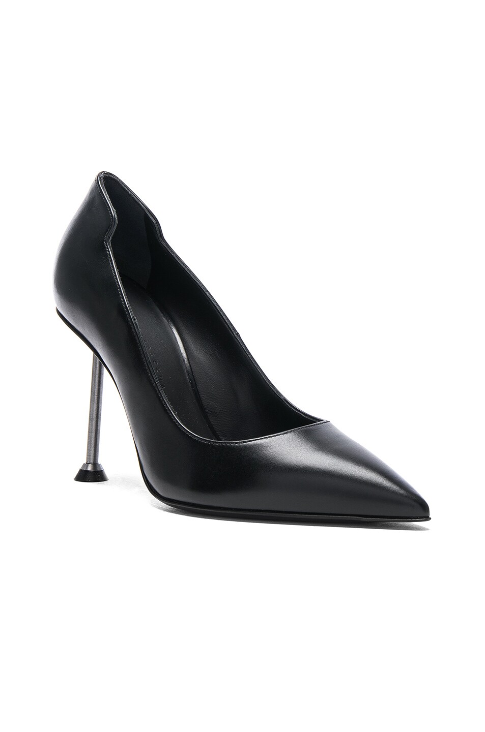 Victoria Beckham Suede Pointy Pumps in Black | FWRD