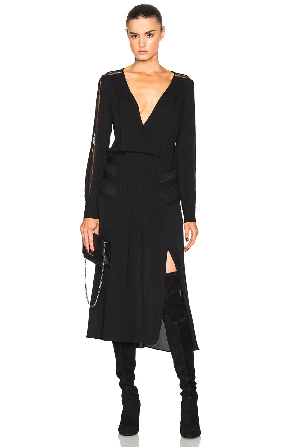Image 1 of Veronica Beard Fairy Lace Dress in Black