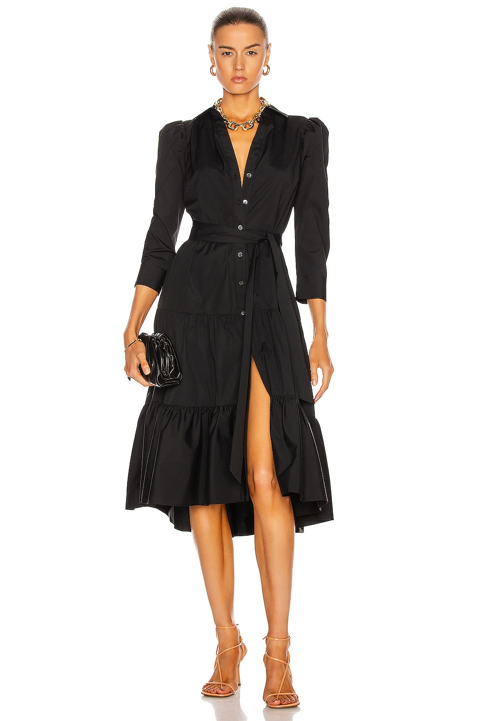 Image 1 of Veronica Beard Zeila Dress in Black