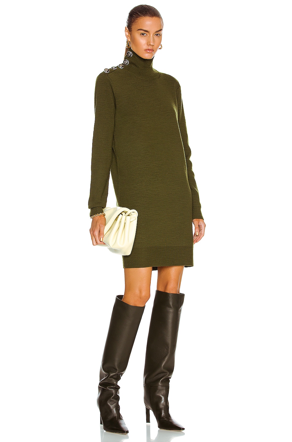 Image 1 of Veronica Beard Banner Dress in Army