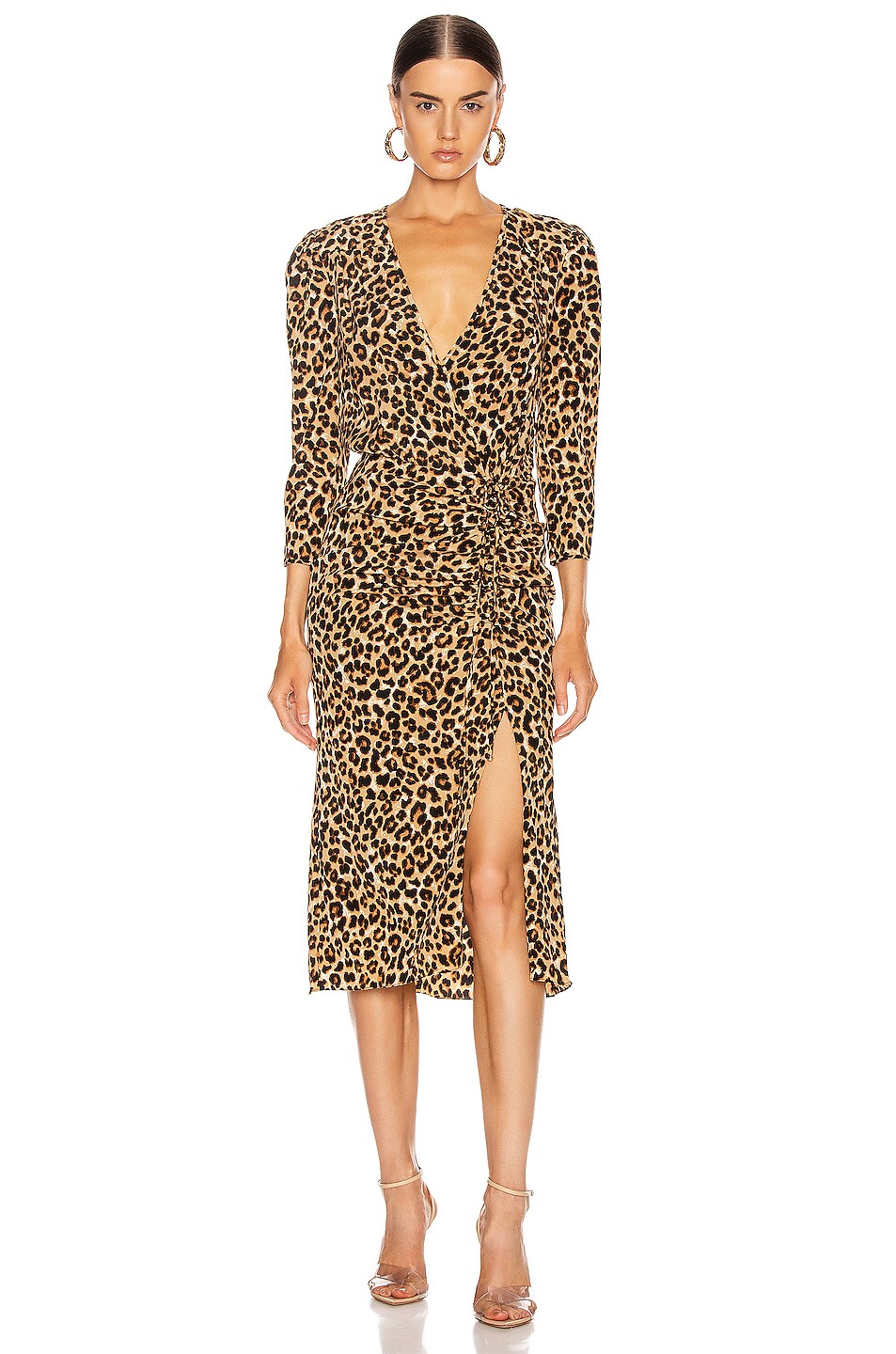 Image 1 of Veronica Beard Arielle Dress in Leopard