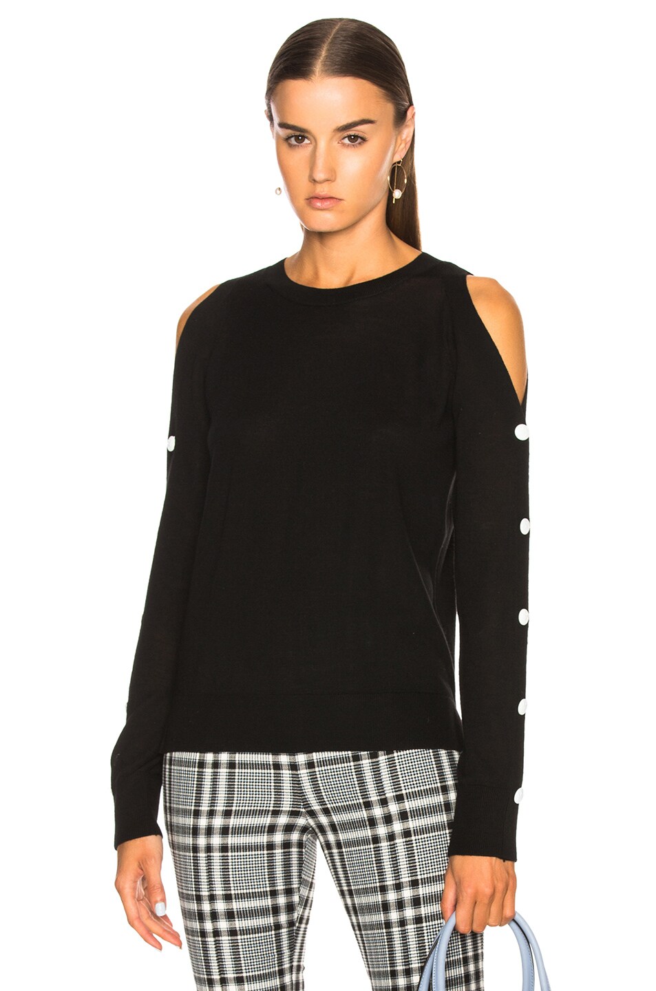 Image 1 of Veronica Beard Veda Sweater in Black