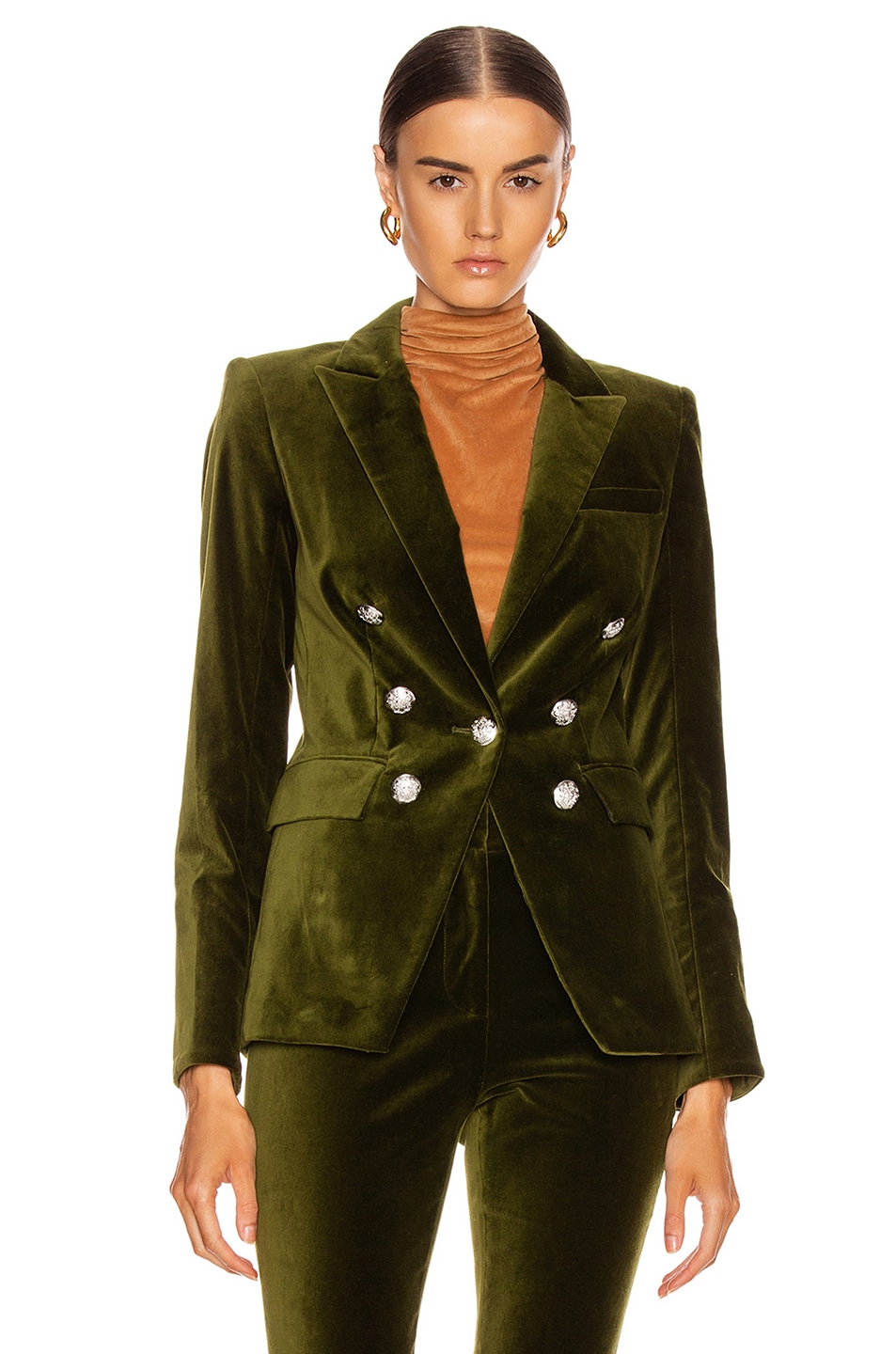 Image 1 of Veronica Beard Lawrence Dickey Jacket in Olive