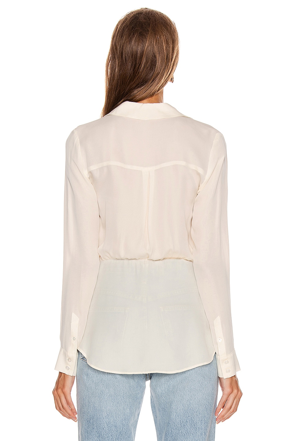 Veronica Beard Clyde Top in White | FWRD