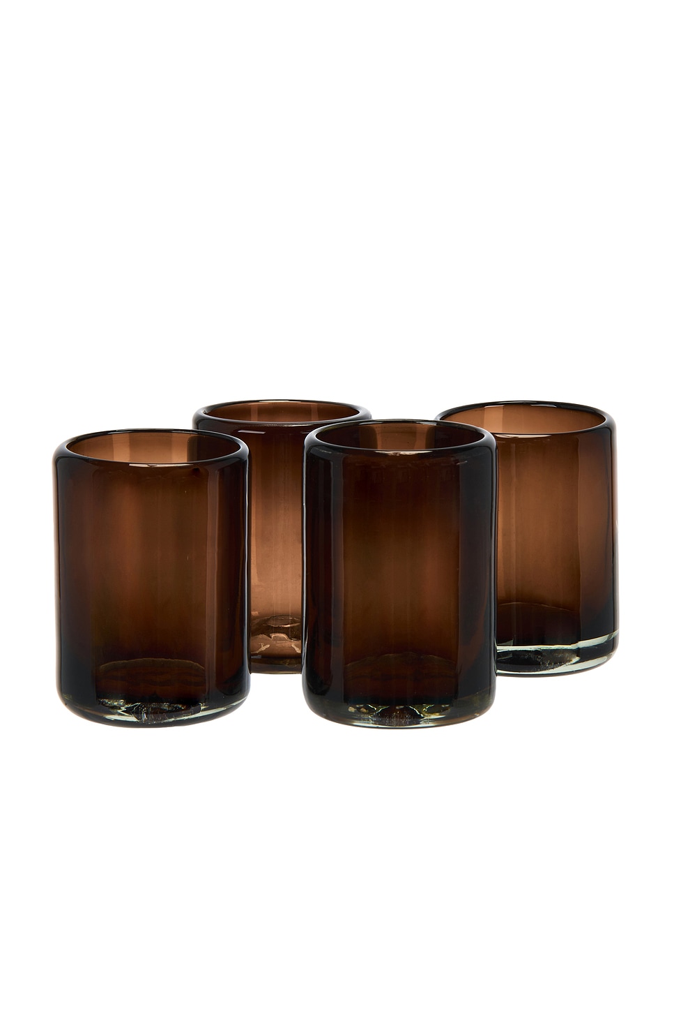 Image 1 of Verve Culture Set Of 4 Tamarind Shot Glasses in Brown