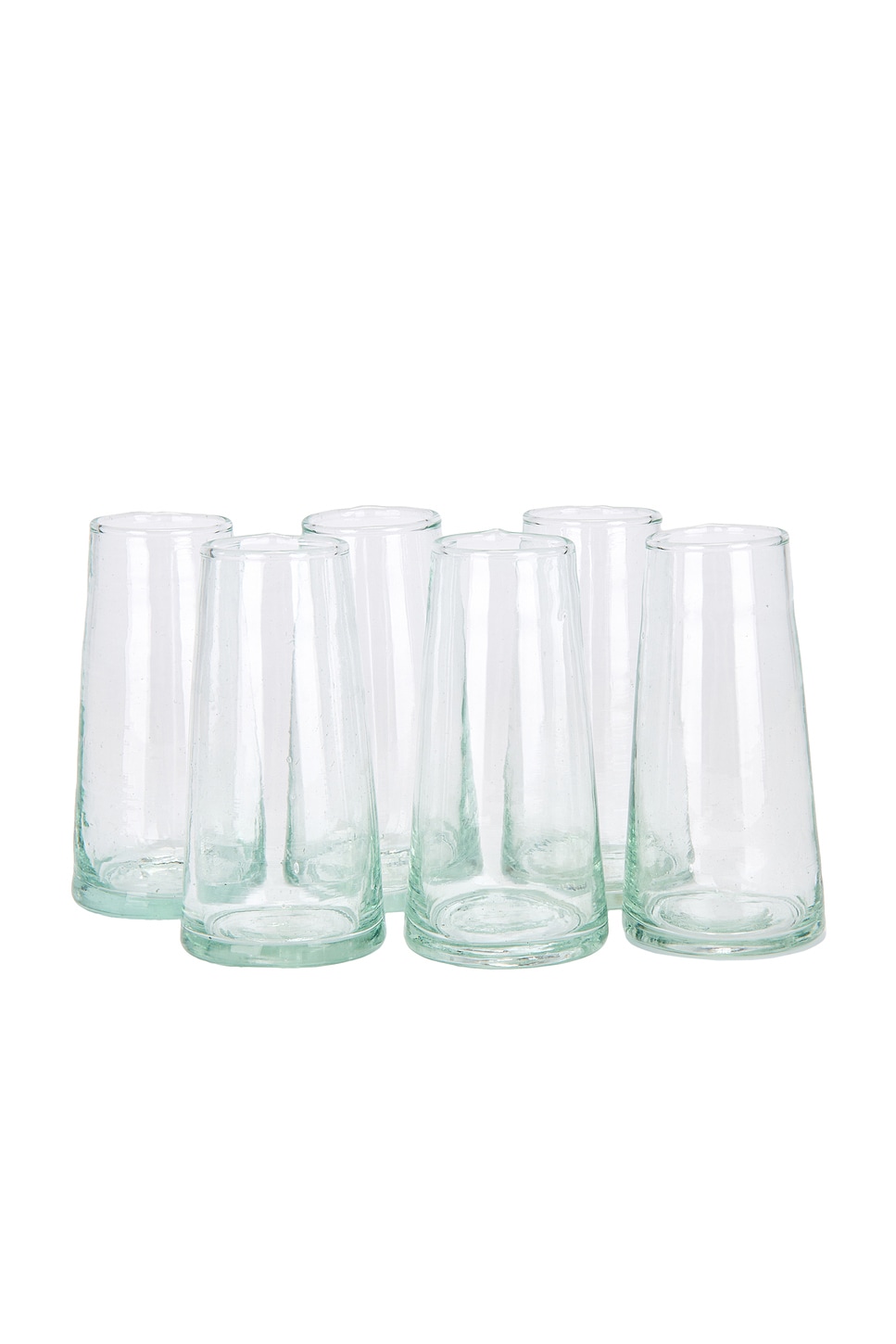 Set Of 6 Champagne Glass in White