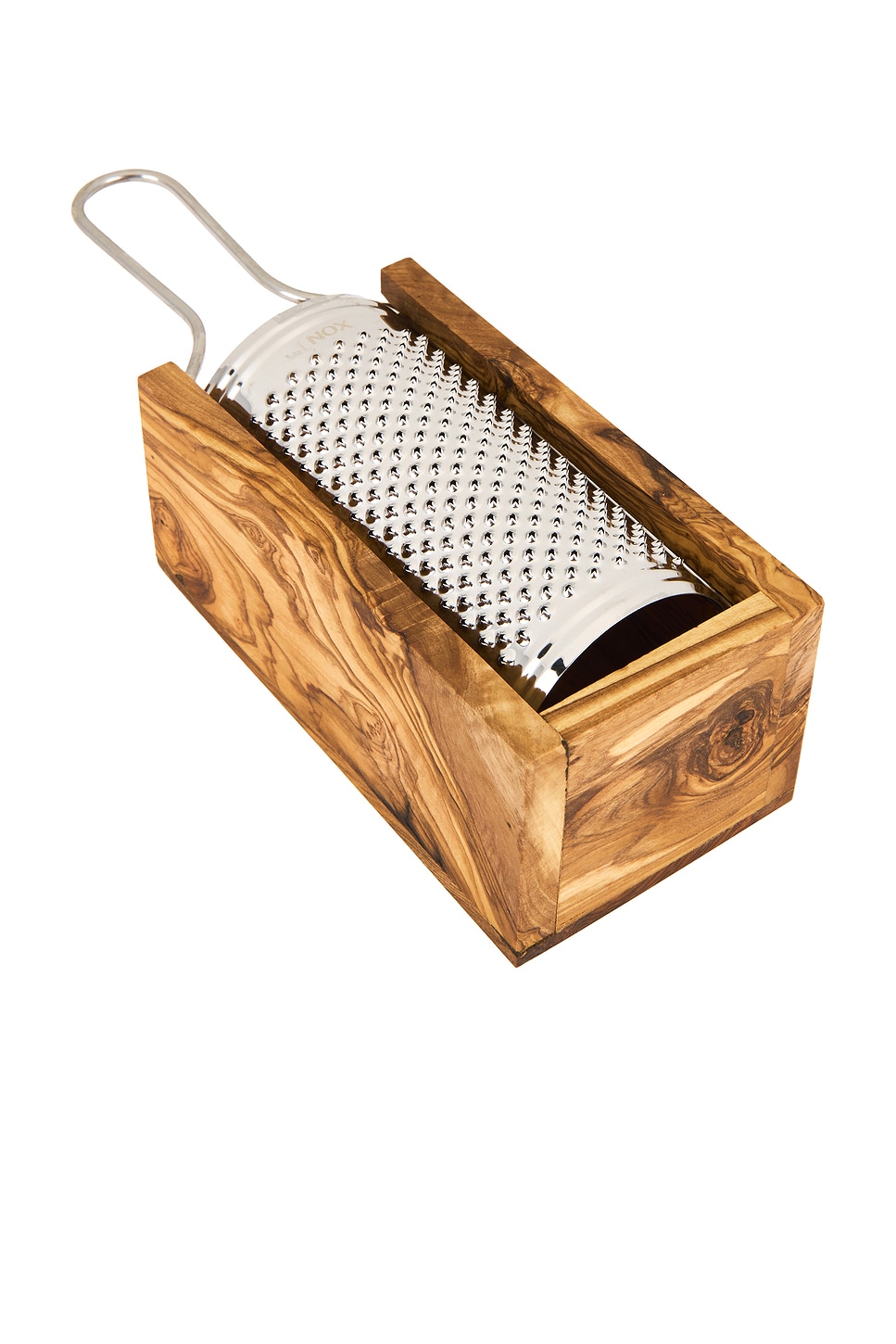 Olivewood Parmesan Cheese Box Grater in Brown