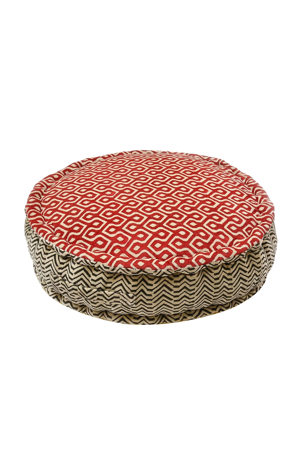 Meditation Cushion Round in Red