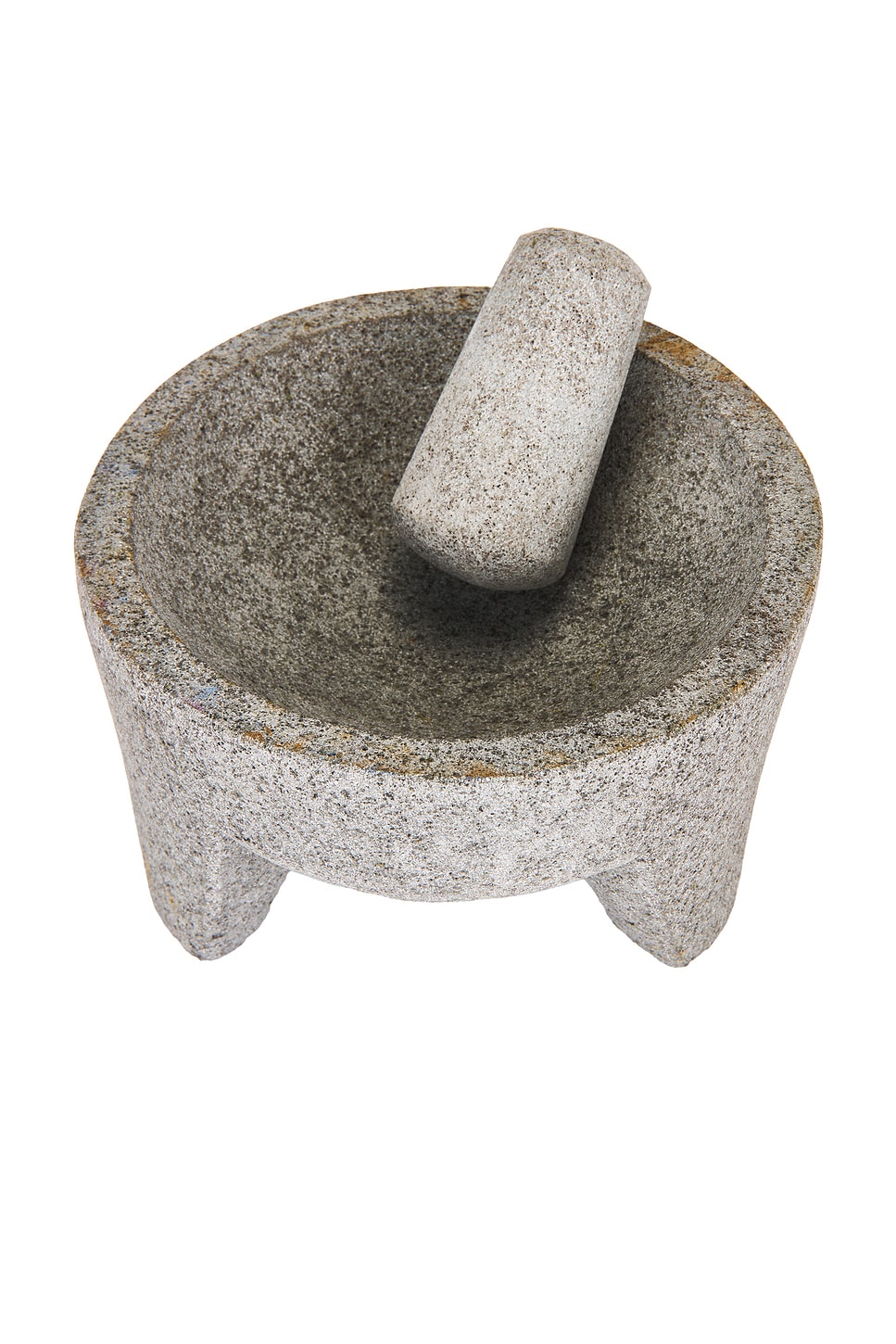 Molcajete in Tortilla Basket in Grey