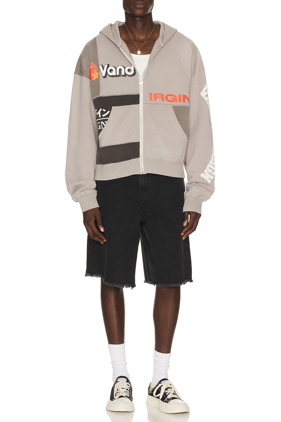 VANDYTHEPINK Paneled Zip Up Hoodie | Thumbnail 5 VANDYTHEPINK Paneled Zip Up Hoodie | Thumbnail 5