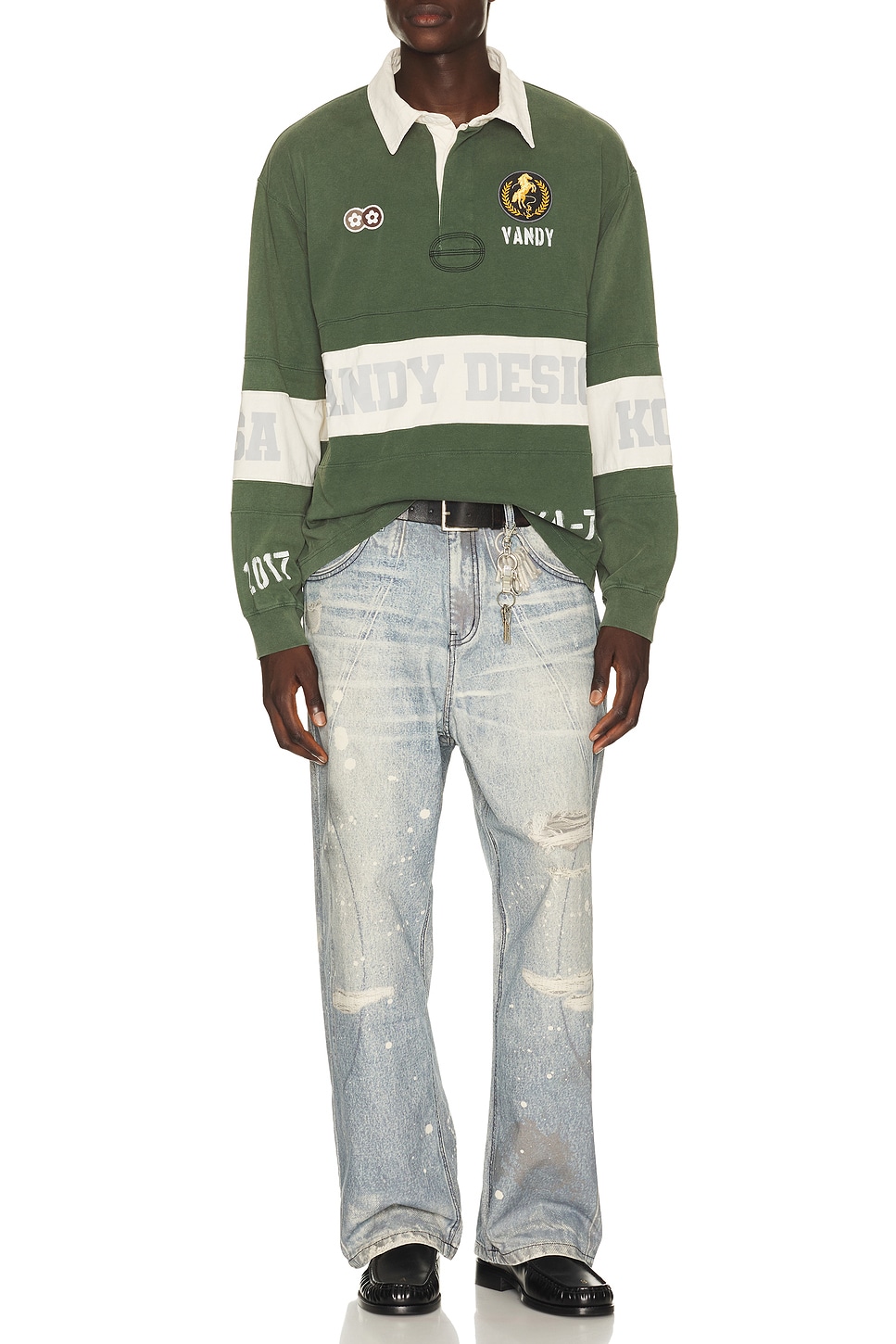 VANDYTHEPINK Washed Long Sleeve Rugby | Thumbnail 5 VANDYTHEPINK Washed Long Sleeve Rugby | Thumbnail 5