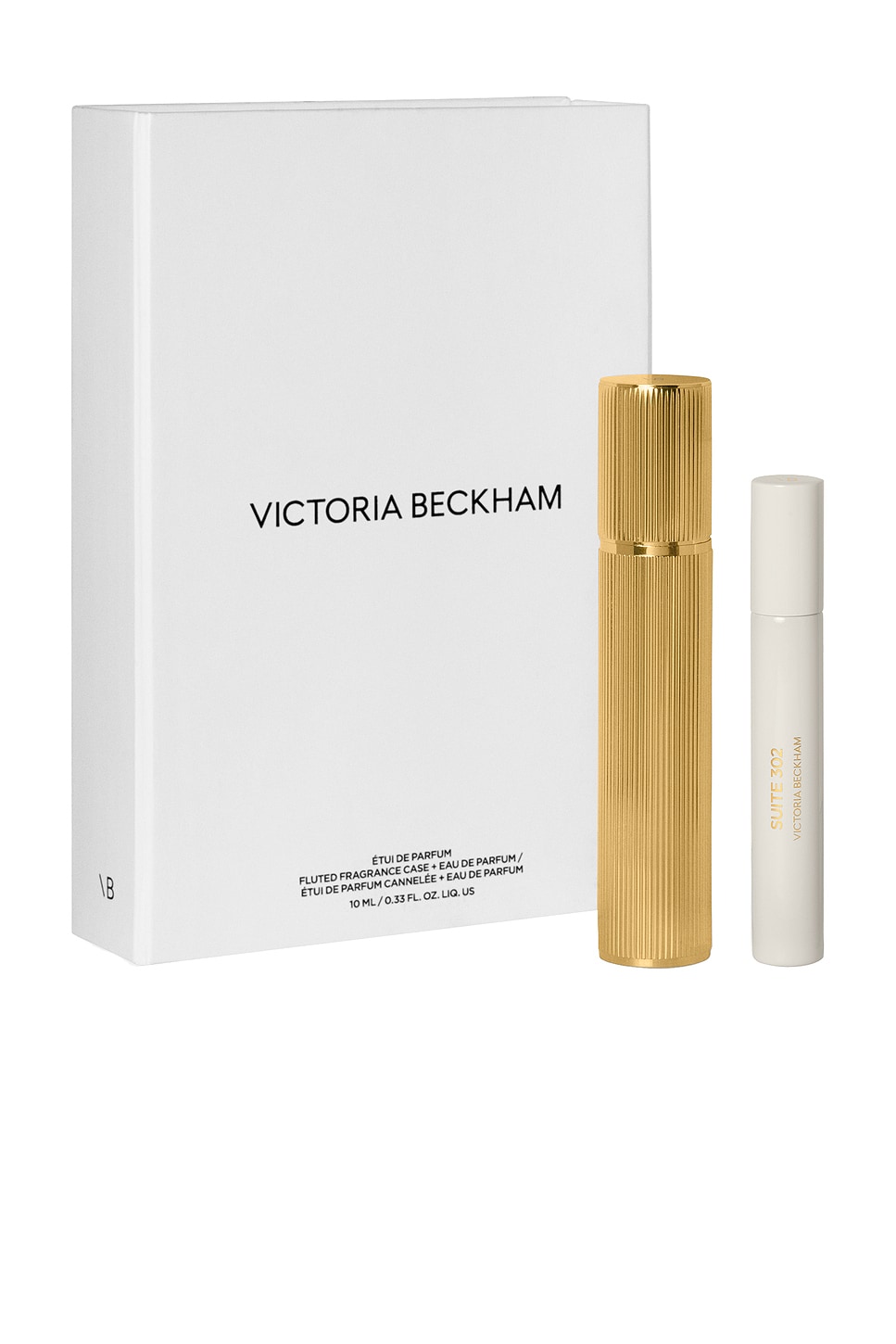 Victoria Beckham Womens Suite 203 Eau De Parfum And Fluted Fragrance Case Set 10ml In White