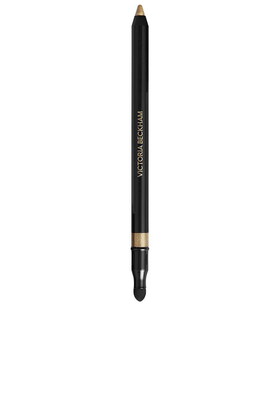 Shop Victoria Beckham Satin Kajal Liner In Gold Lame