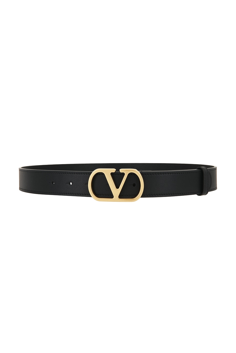 Valentino Garavani Brass Logo Belt