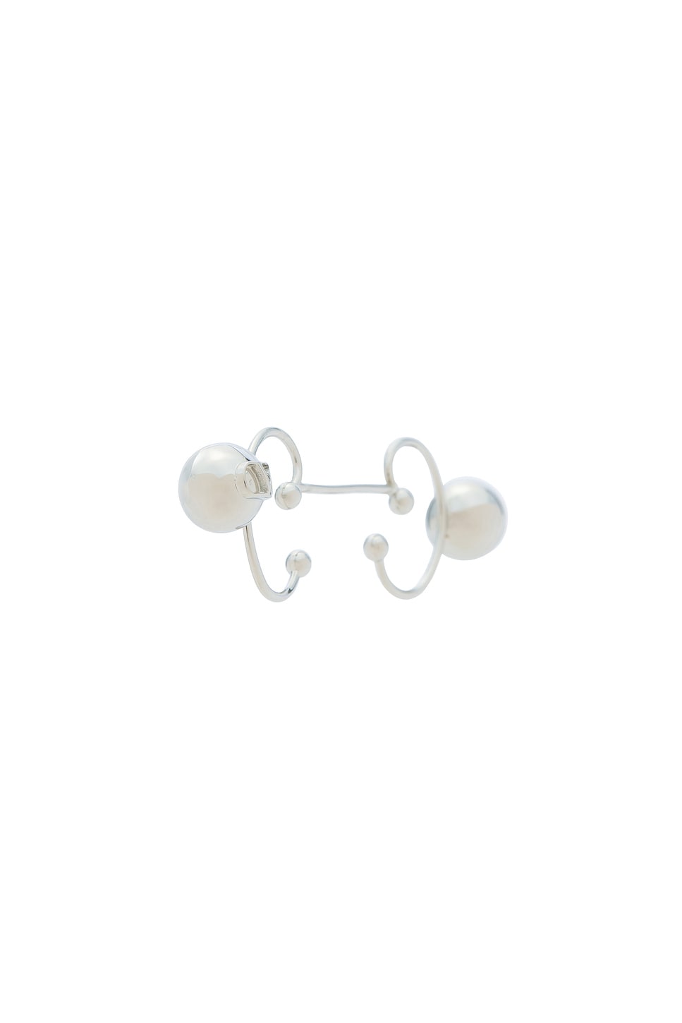 Image 1 of Valentino Garavani Mono Earring in Palladium