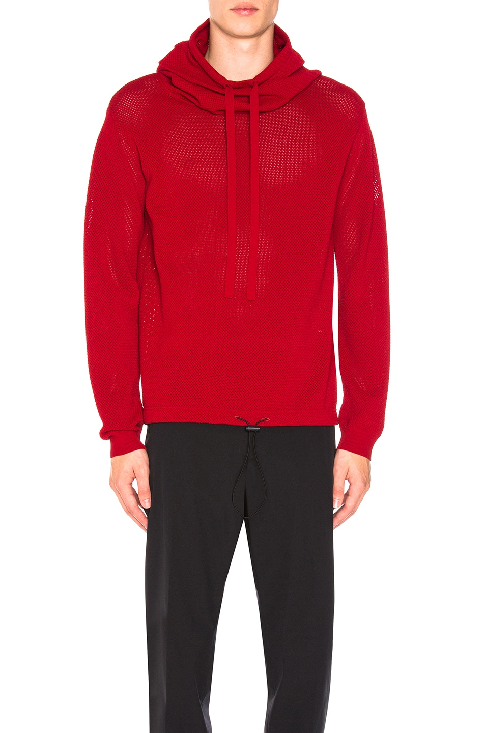 Image 1 of Valentino Garavani Hooded Sweatshirt in Red