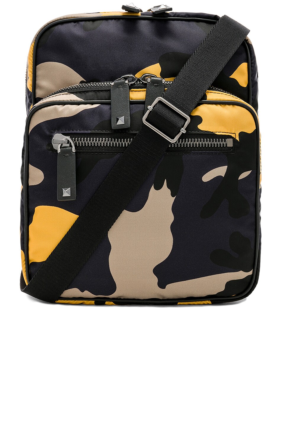 Image 1 of Valentino Garavani Messenger Bag in Marine & Yellow