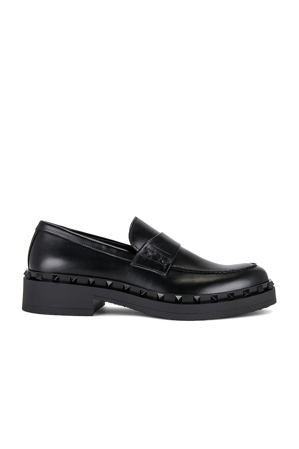 Image 1 of Valentino Garavani Rockstud Loafer in Black