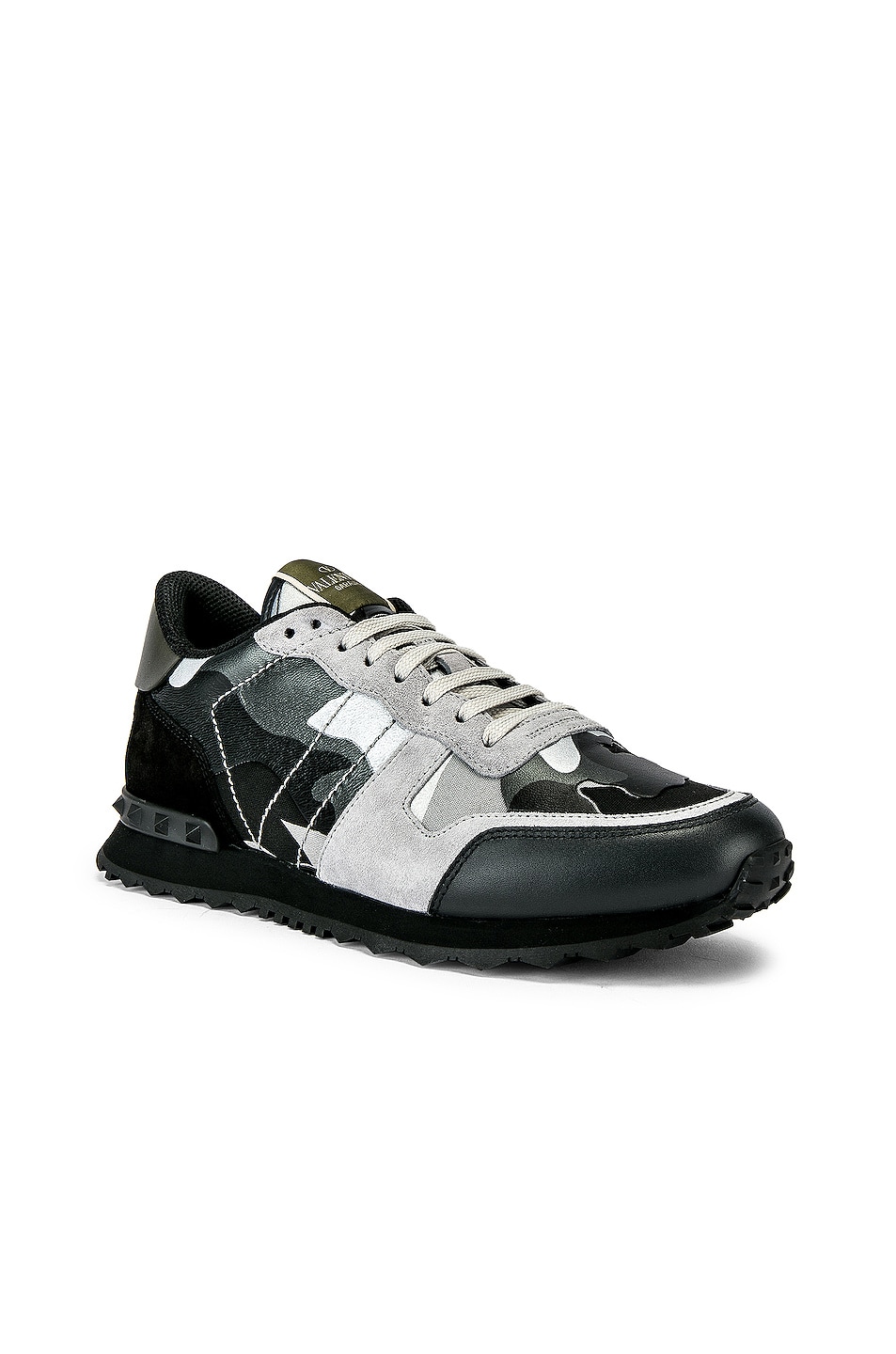 Image 1 of Valentino Garavani Low Top Sneaker in Silver
